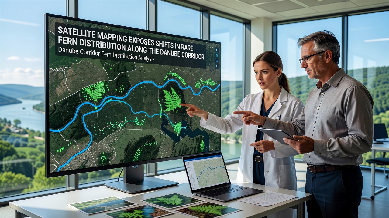 Satellite Mapping Exposes Shifts in Rare Fern Distribution Along the Danube Corridor